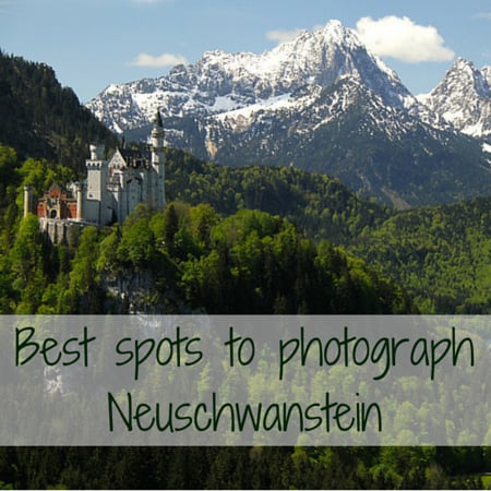 Best spots photograph Neuschwanstein
