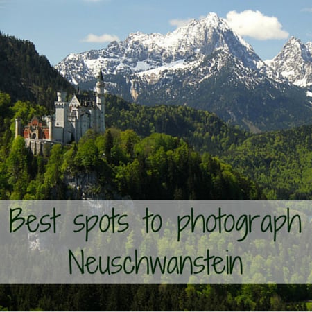 Best spots photograph Neuschwanstein Best spots photograph Neuschwanstein