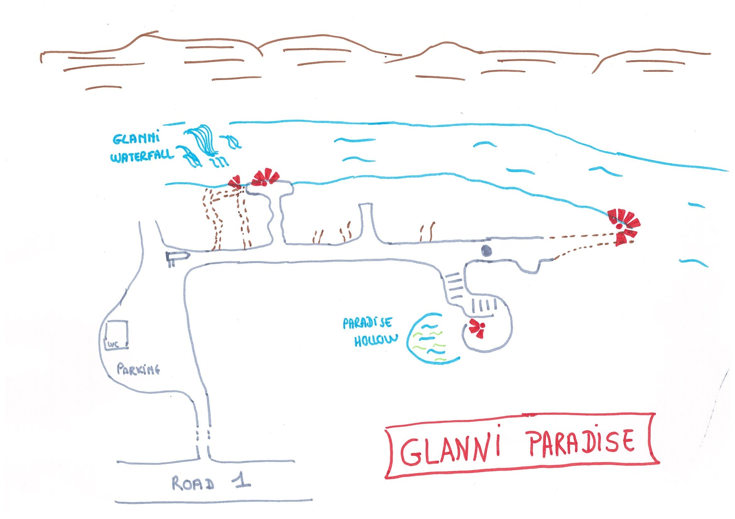 Mappa - Glanni Paradise, Islanda