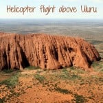 Helicopter flight above Uluru, Red centre, Australia