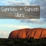 Sunset Sunrise Uluru, Red centre, Australia