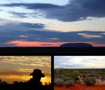 Desert awakening Uluru Red Centre Australia