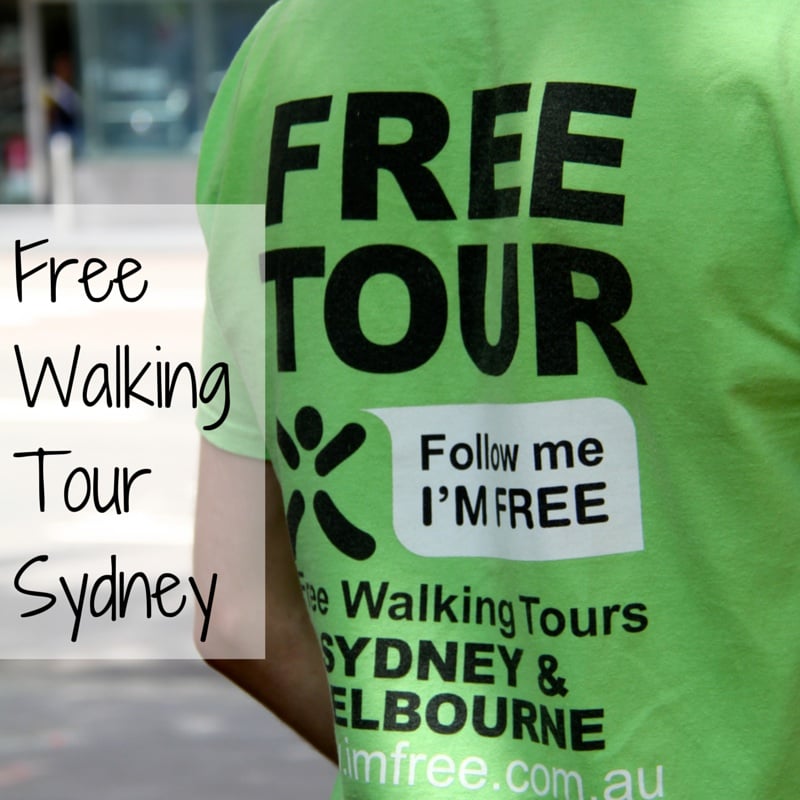 Free walking tour Sydney Australia
