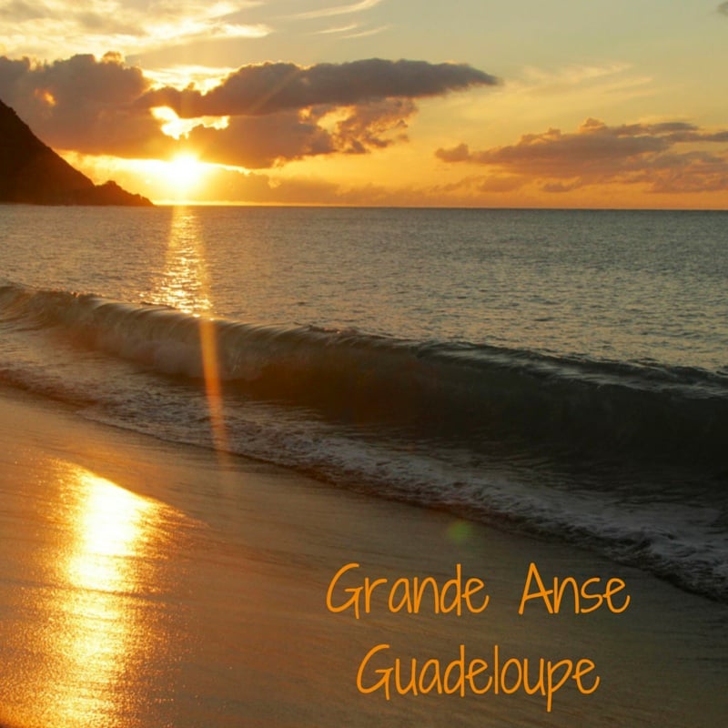 Grande Anse Beach Guadeloupe Basse Terre island