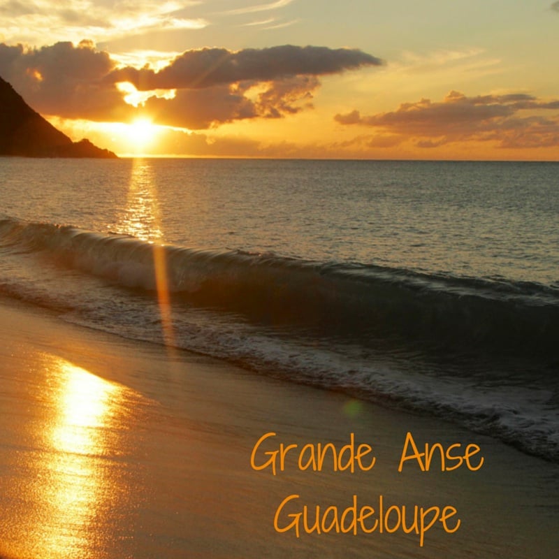 Grande Anse Beach Guadeloupe Basse Terre island Grande Anse Beach Guadeloupe Basse Terre island