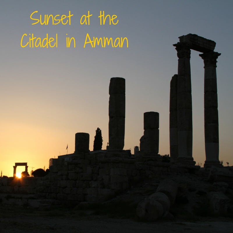 Things to do in Jordan: Sunset at the Citadel