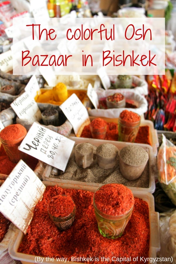 The colors of Bishkek Osh Bazaar