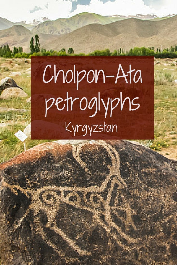 Cholpon Ata petroglyphs Issyk Kul Kyrgyzstan