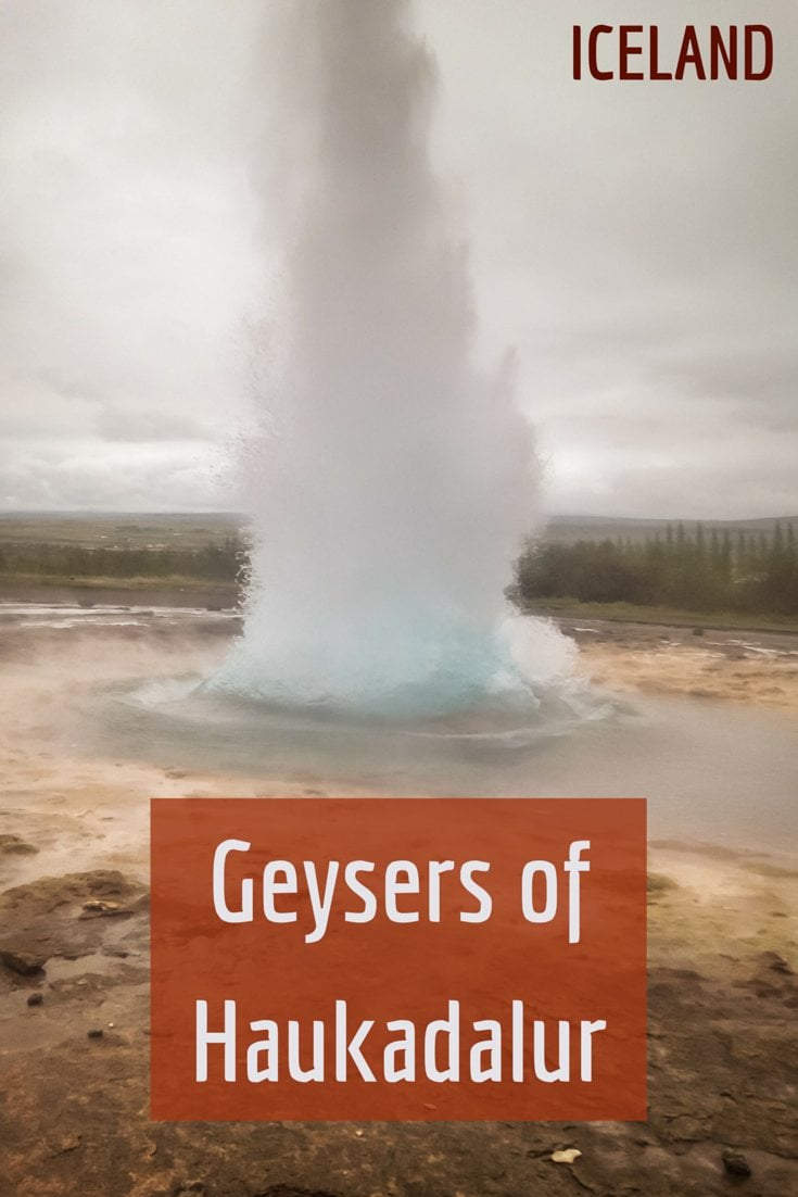 Geysir Haukadalur Iceland Geysirs Haukadalur Golden circle Iceland