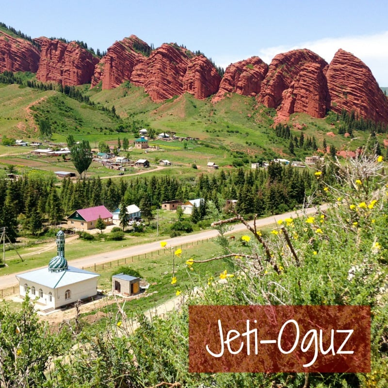 Travel Guide Kyrgyzstan: Plan your visit to Jeti-Oguz Seven bulls