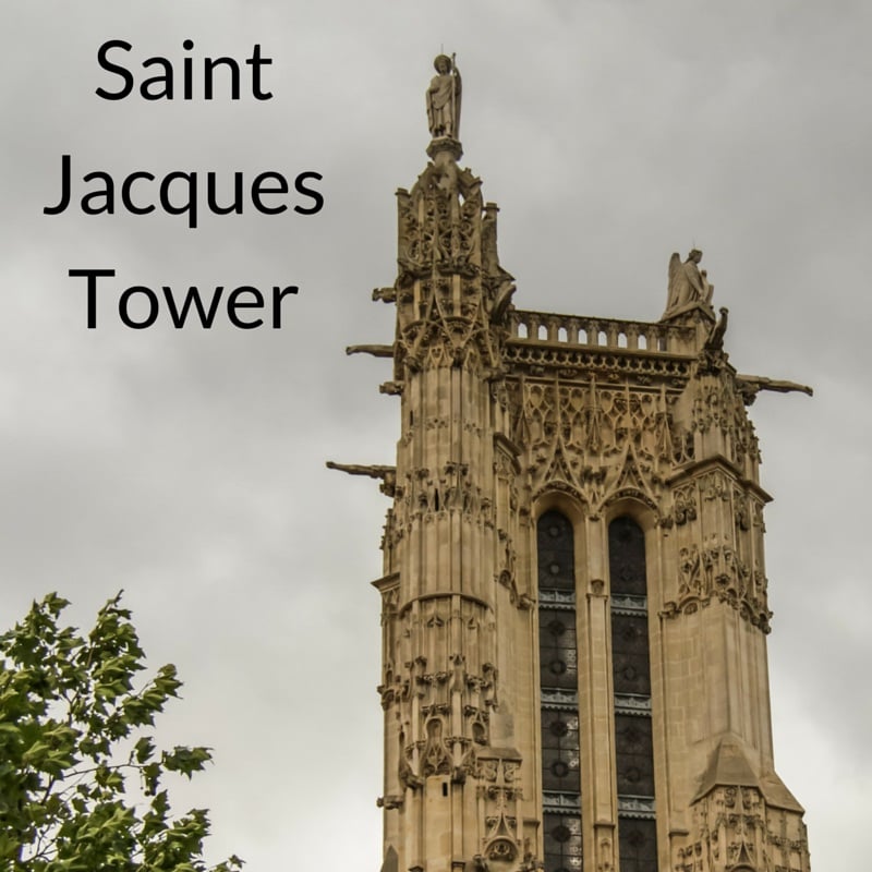 Saint Jacques tower best view of Paris