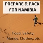 Prepare and pack for a trip to Namibia-2