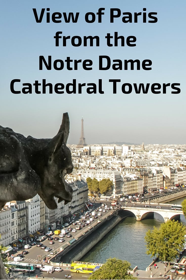 View of Paris from the Notre Dame Cathedral Towers