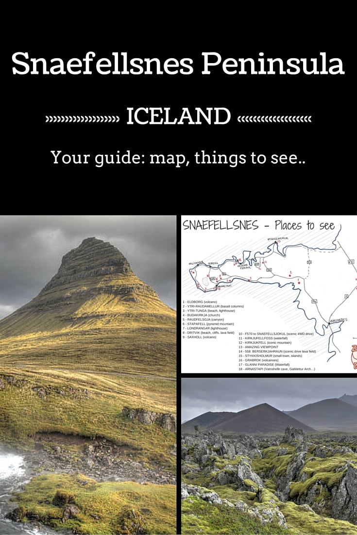 Destination travel guide - Plan your time in the Snaefellsnes Peninsula Iceland