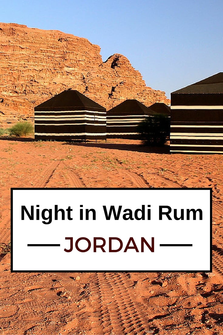 Travel Guide Jordan - Plan your night in the Wadi Rum desert at a Bedouin camp