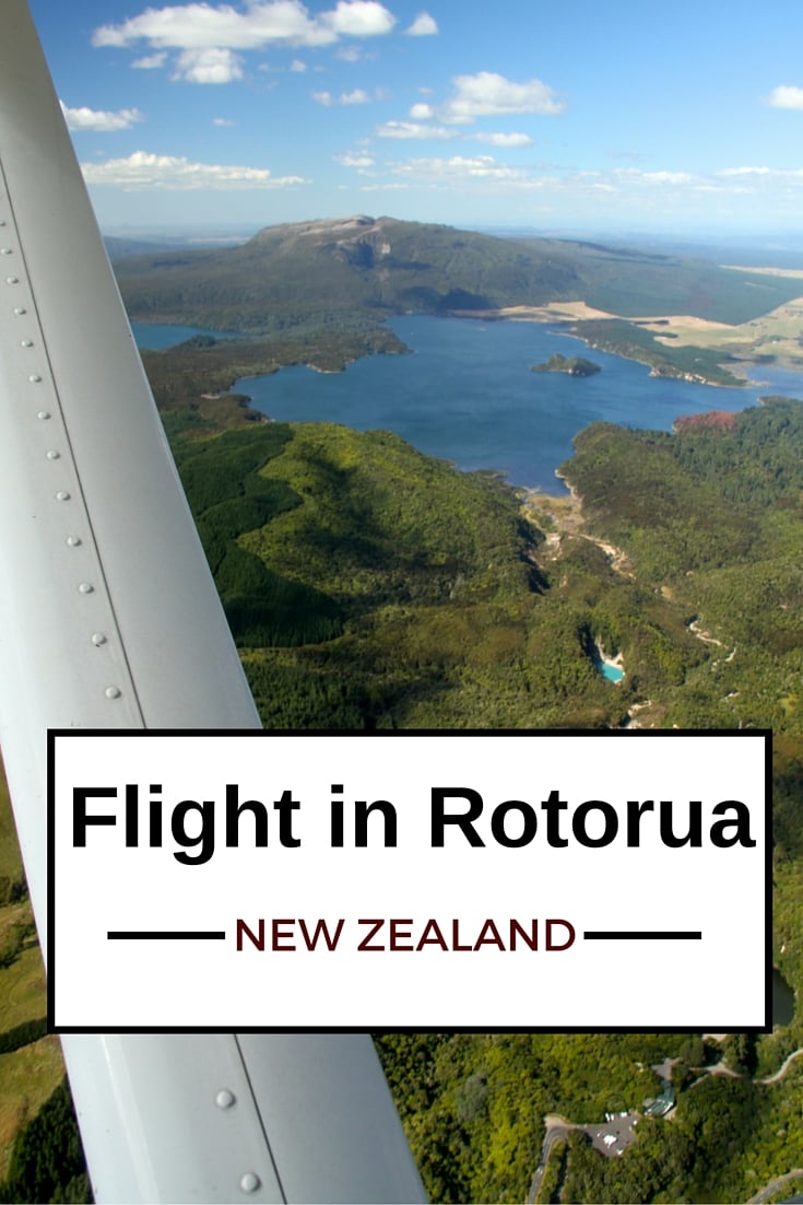 Flight over Rotorua in a Floatplane