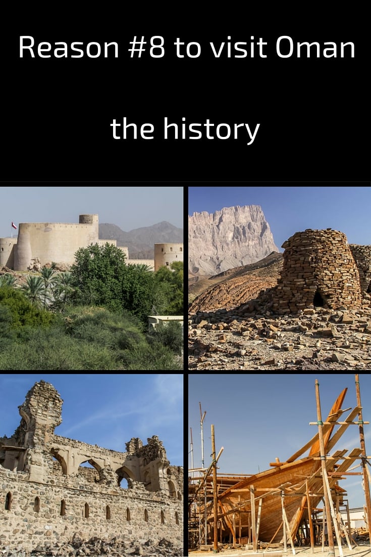Reden om Oman te bezoeken - geschiedenis