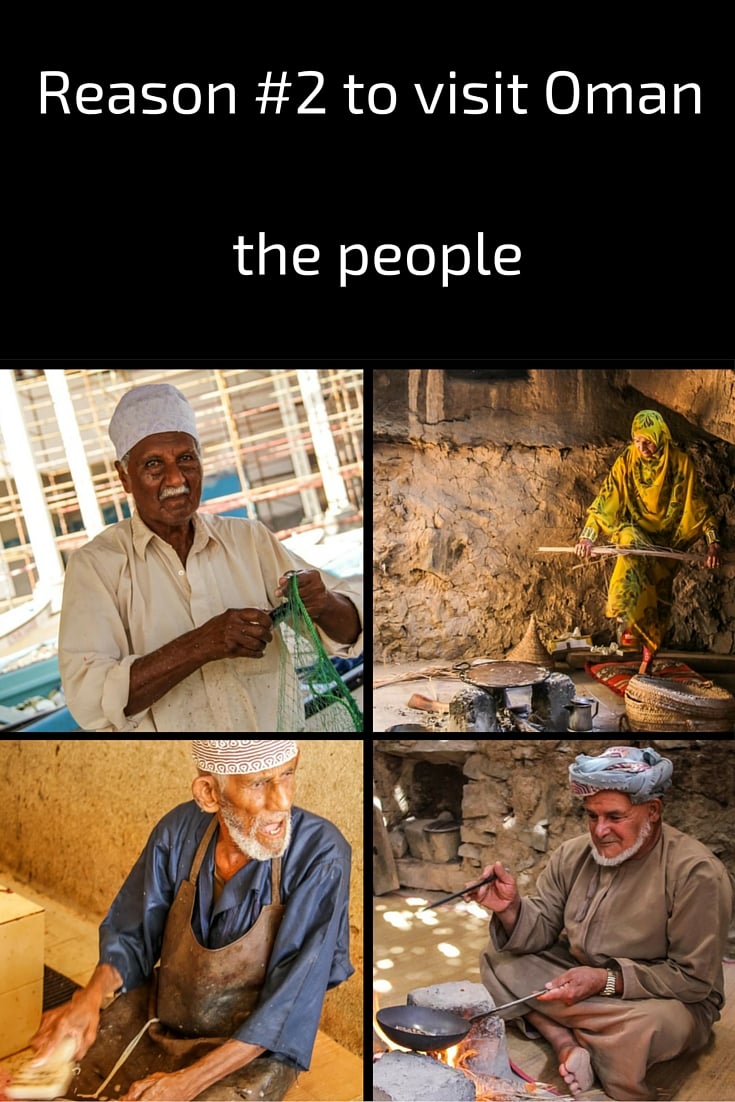 Reason to visit Oman - people