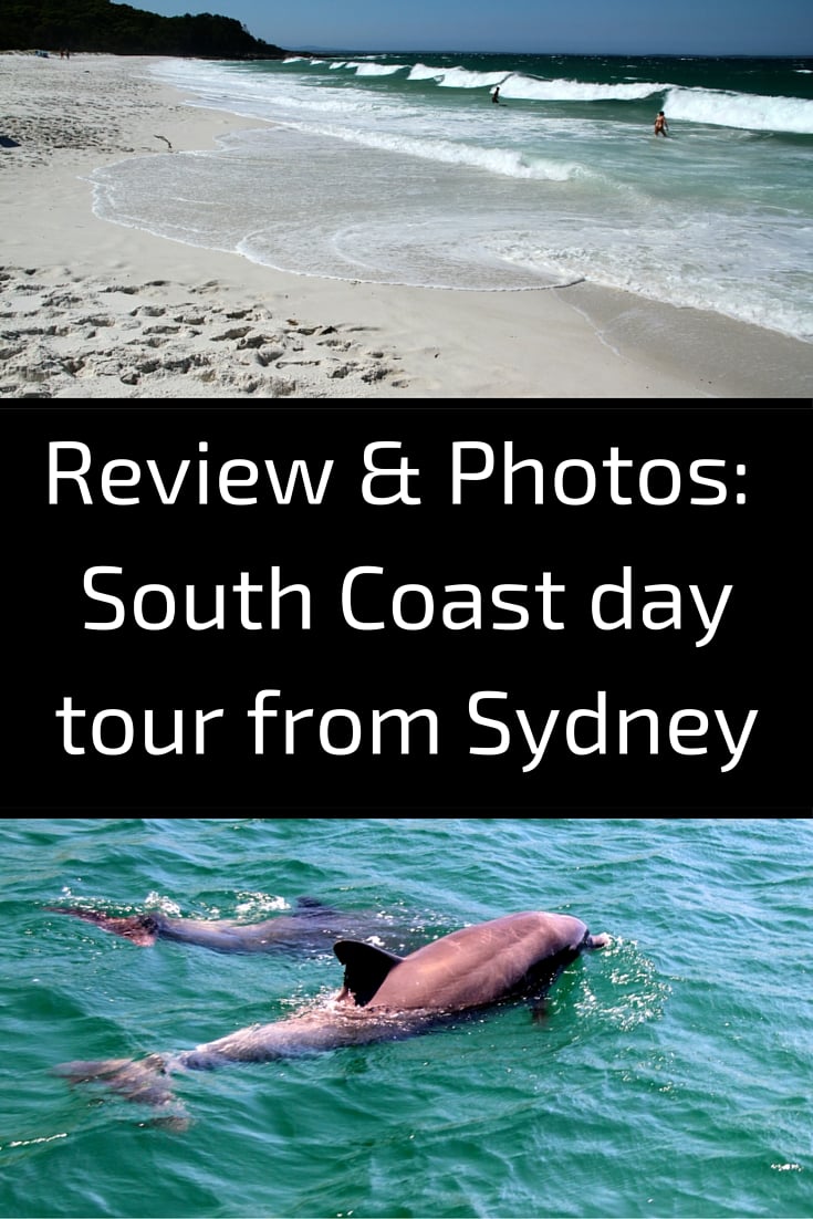 South Coast NSW day tour from Sydney - blowhole bridge dolphins white sand