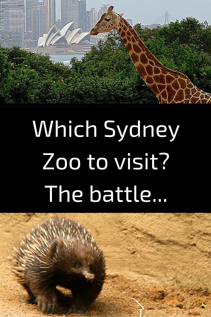 Which Sydney zoo to visit - Australia - Taronga or wildlife park or Featherdale