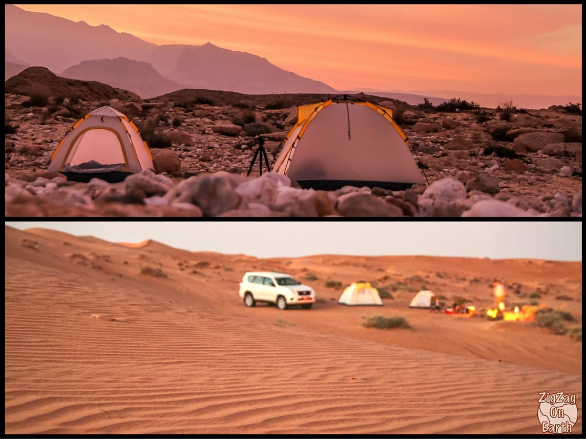 Best adventure in Oman - Wild camping