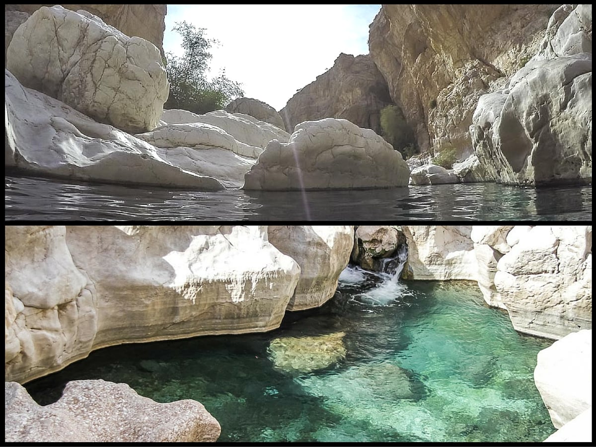 Best things to do in Oman - Swim in Wadi Bani Khalid