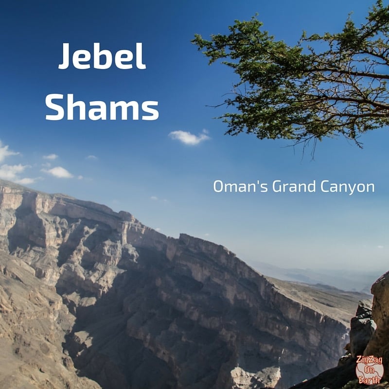 Jebel Shams Oman Grand canyon - Wadi Ghul