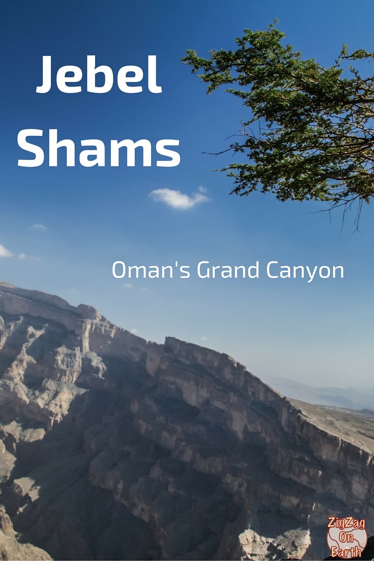 Jebel Shams Oman - Wadi Ghul - Grand canyon Jebel Shams Oman - Wadi Ghul - Grand canyon