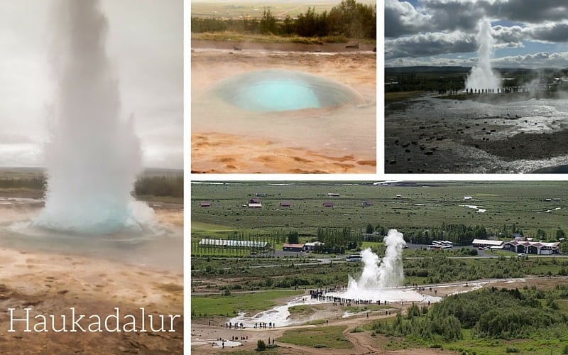 Geysir Haukadalur en el Círculo Dorado, Islandia