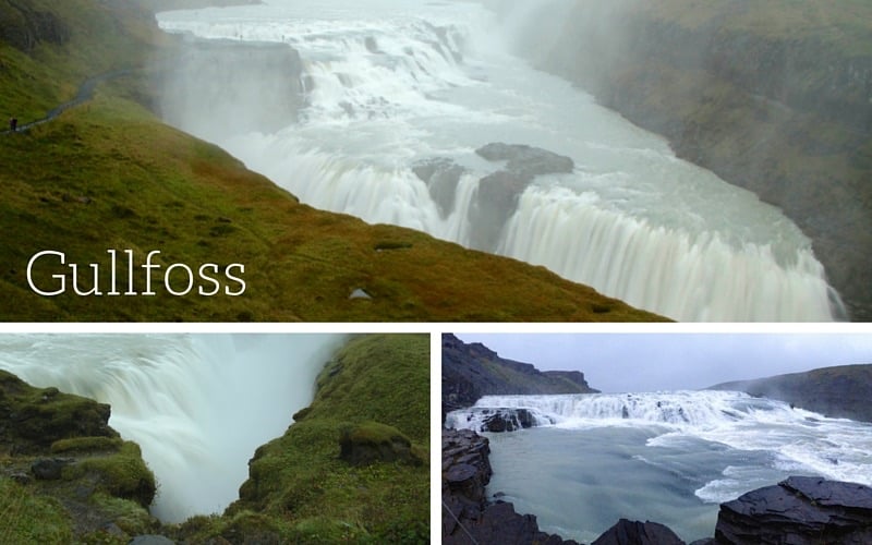 Gullfoss Wasserfall Golden Circle Island