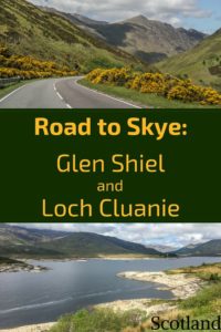Road to isle of Skye Bridge via Glen Shiel and Loch Cluanie