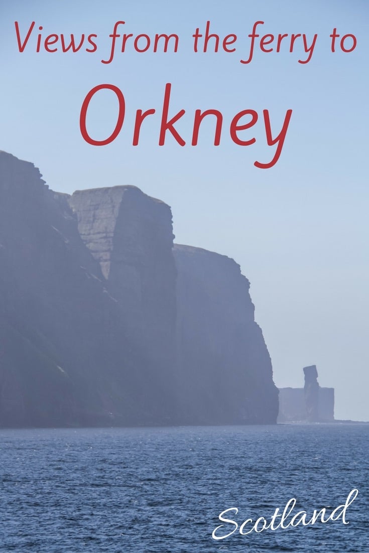 Ferry to Orkney and the Old man of Hoy