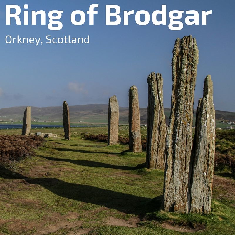 Travel Scotland - the Ring of Brodgar Orkney Scotland 2