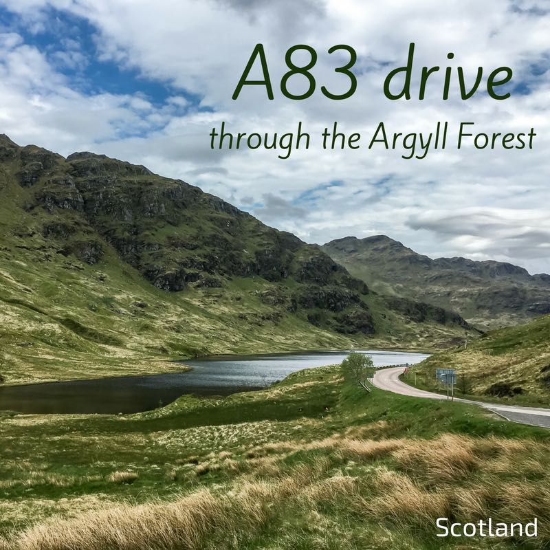 A83 Glen Croe Glen Kinglas Argyll forest Scotland