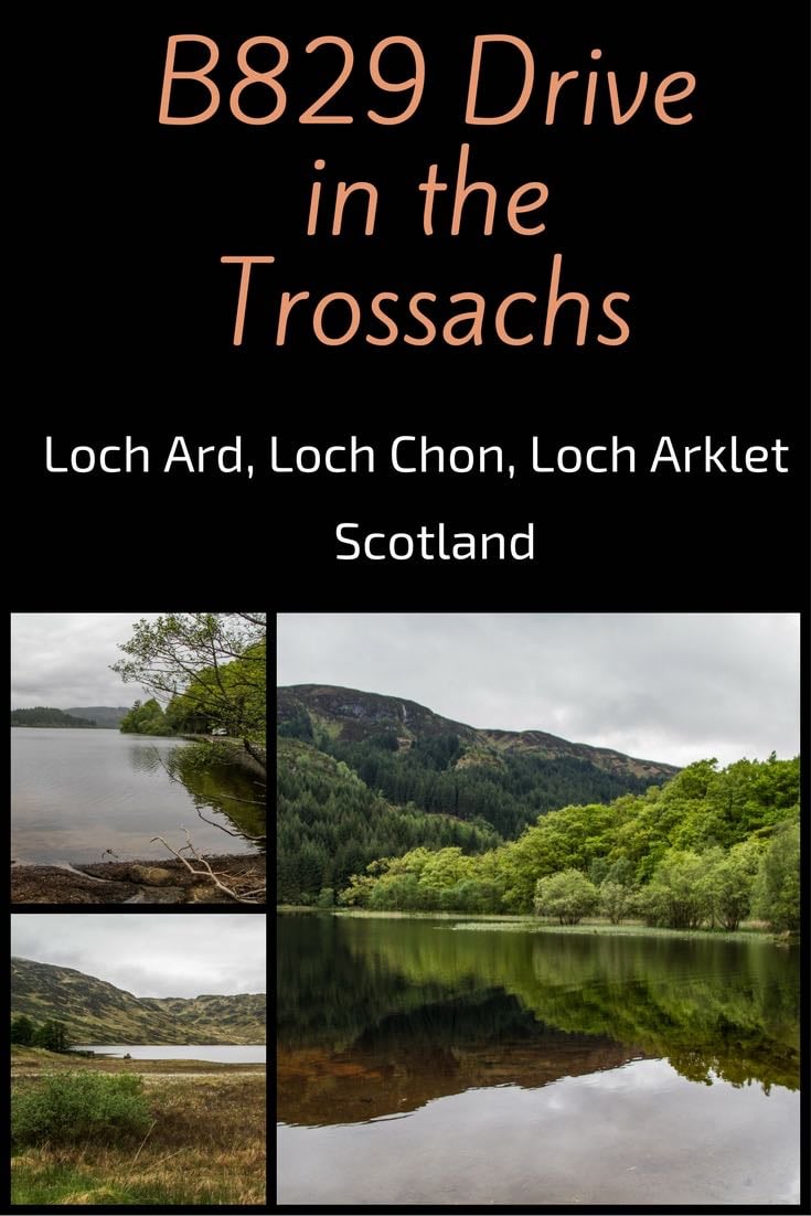 Loch Arklet, Loch Chon and Loch Ard