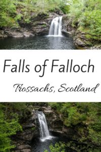 Falls of Falloch Scotland Loch Lomond Trossachs National Park Pin