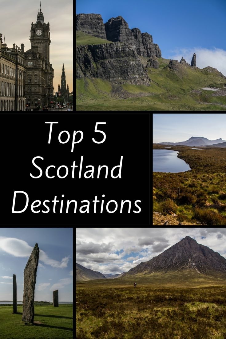 Top 5 Scotland Destinations