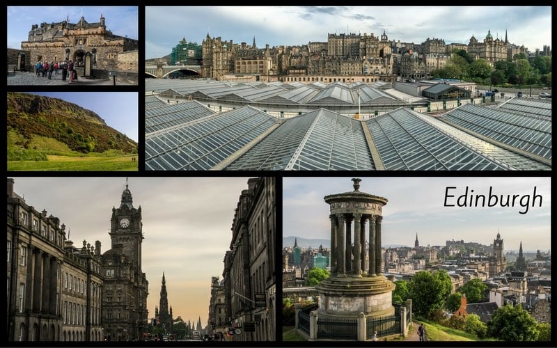 Rejsemål i Skotland - rejsemål i Edinburgh