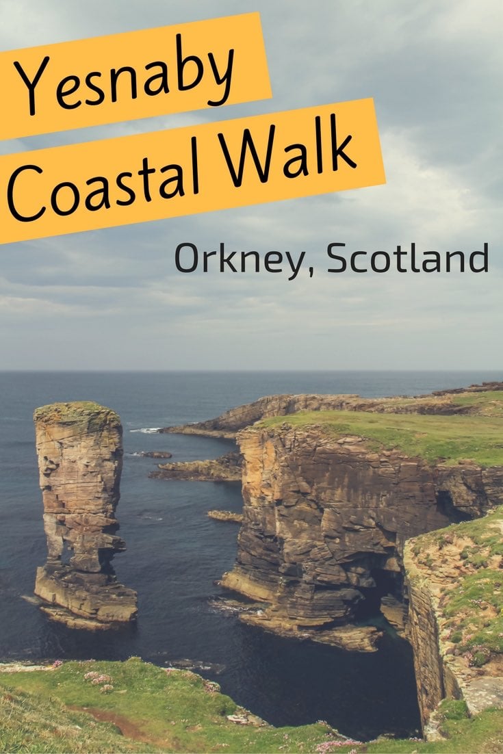 Yesnaby Castle - Yesnaby Orkney - Yesnaby Coastal Walk Pin Yesnaby Castle - Yesnaby Orkney - Yesnaby Coastal Walk Pin