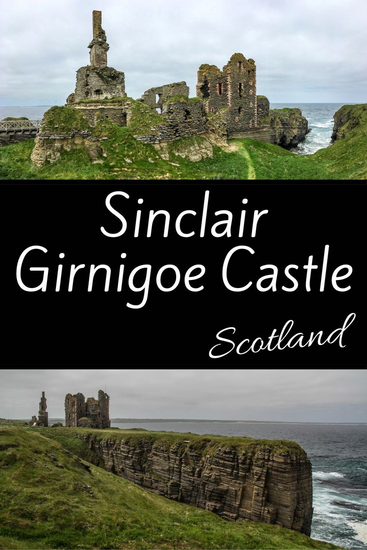 Sinclair Girnigoe Castle Scotland Pin