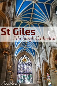 St Giles Edinburgh Cathedral Scotland Pin