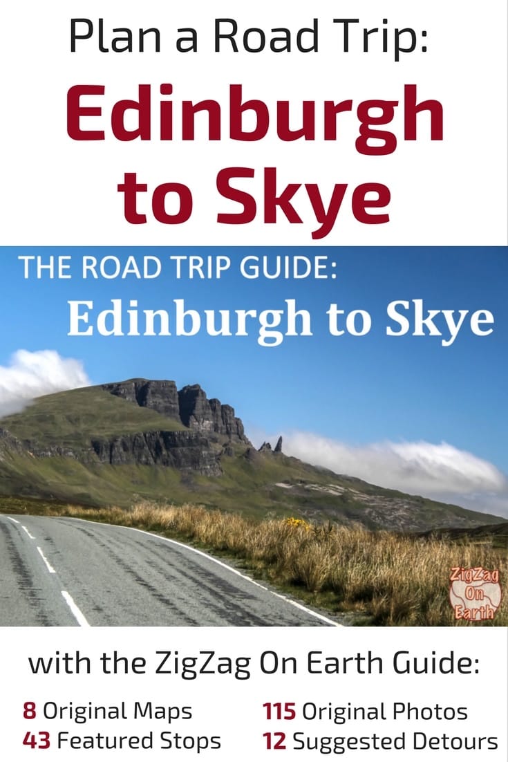 Ebook Road Trip Edinburgh to Skye Travel Guide - Pin