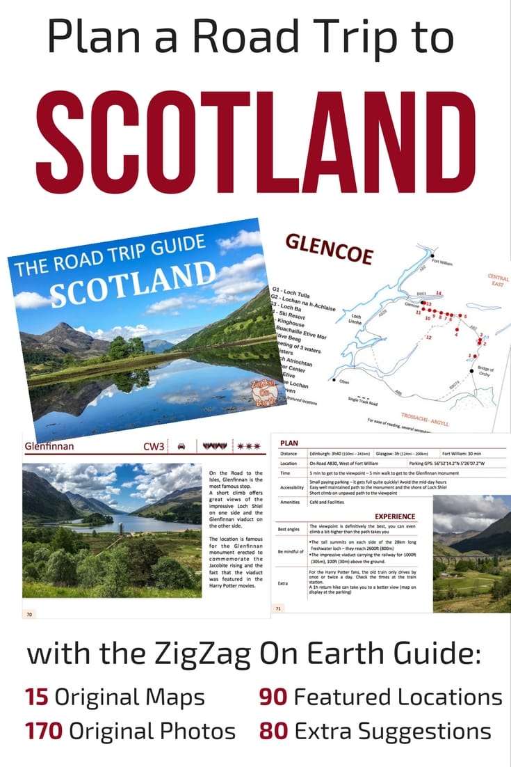 Ebook Road Trip Scotland Travel Guide - Pin