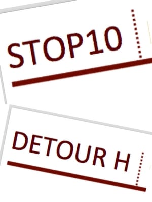 Stops and detours