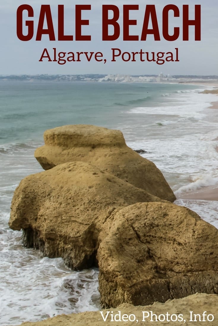 Pin Praia da Gale beach Algarve Portugal Travel Guide - Algarve beach