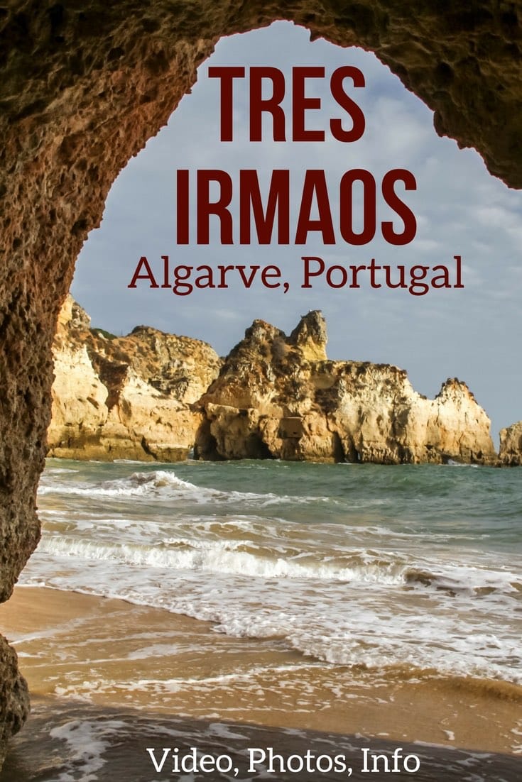 Pin Praia dos Tres Irmaos Beach Algarve Portugal Travel