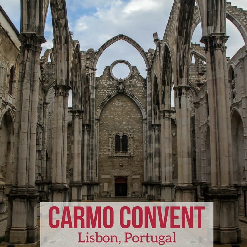 2 Church Ruins of Carmo Convent Lisbon Portugal Travel