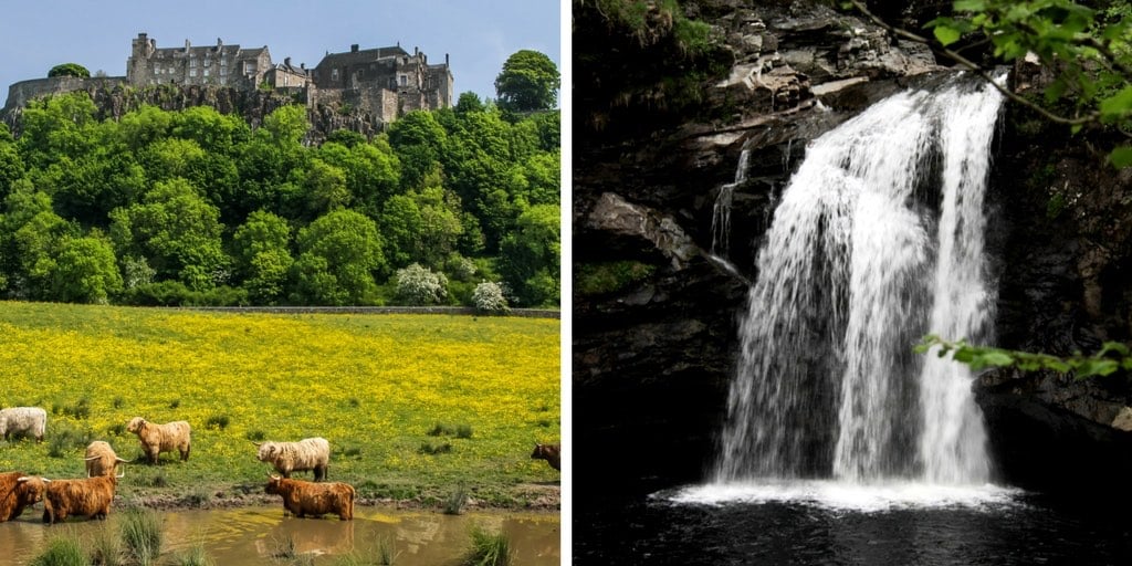 1 day tours from Edinburgh Scotland - Stirling Trossachs