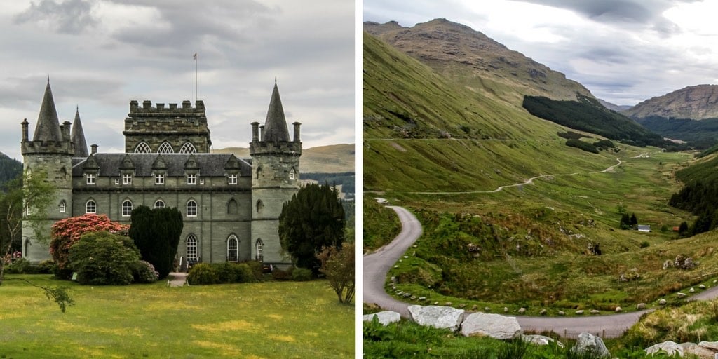 Best Day trips from Edinburgh to Highlands Scotland - Inveraray