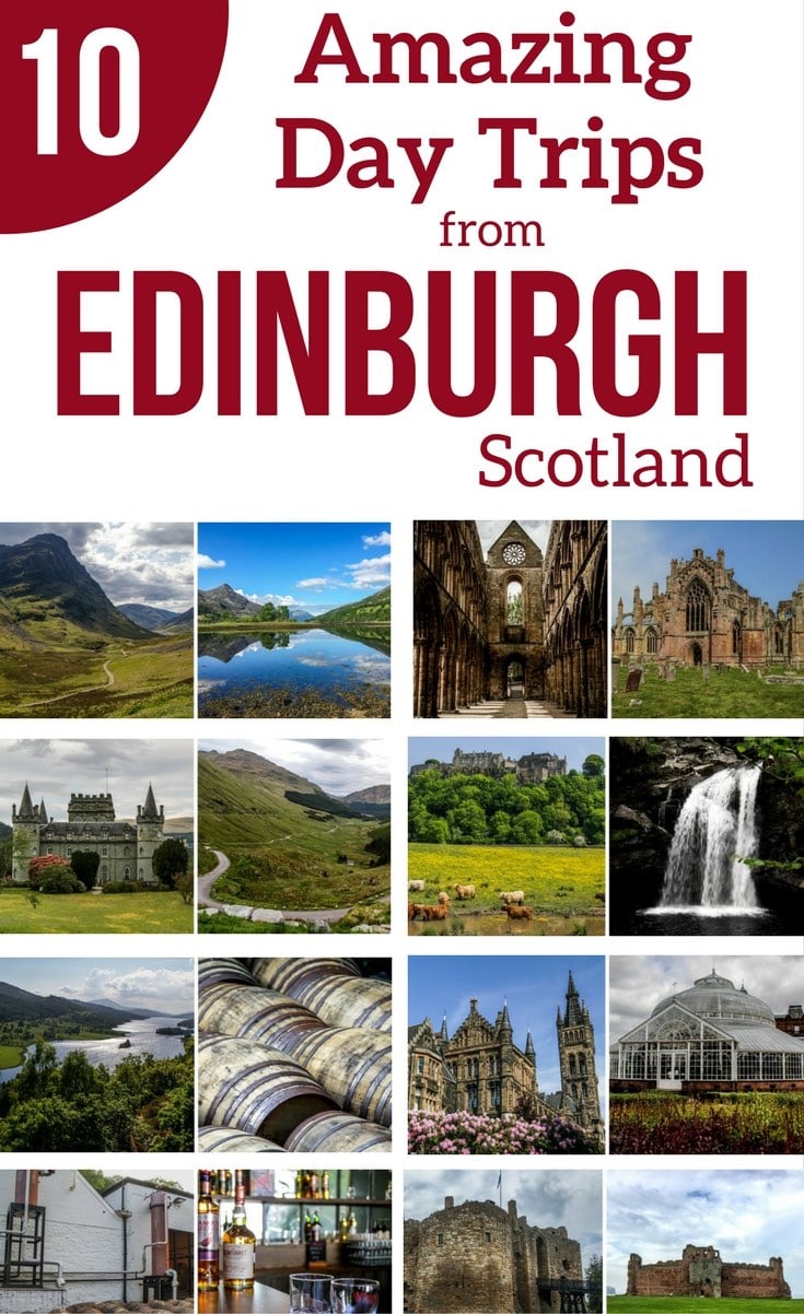 Pin Best day trips from Edinburgh Scotland Travel Guide